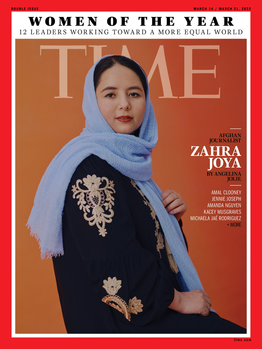 Zahra Joya poses for TIME Magazine's cover